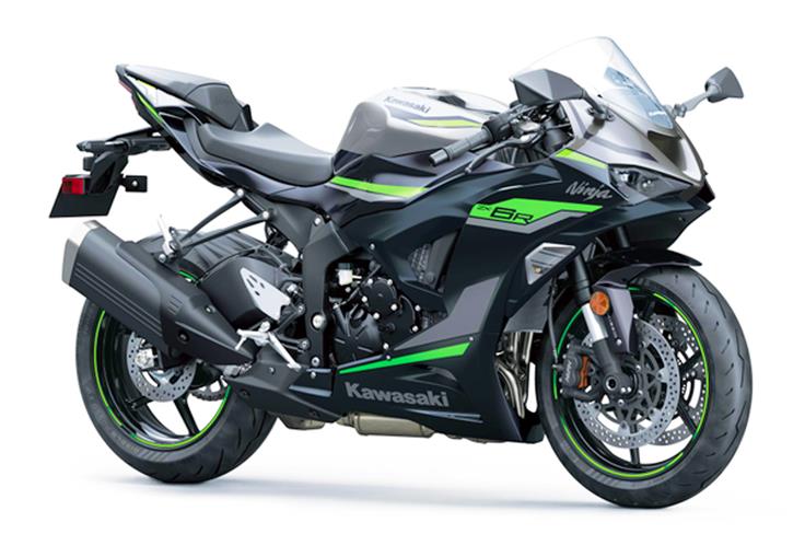 It can also be had in this stealthy black colour, if the Kawasaki green is too loud for your taste.